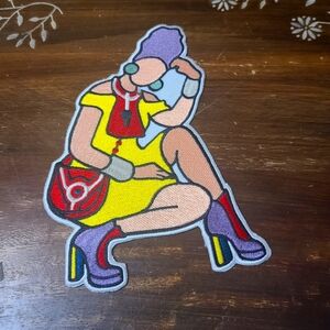 "Soul Sista" "Queen" Iron-On Patch 7"